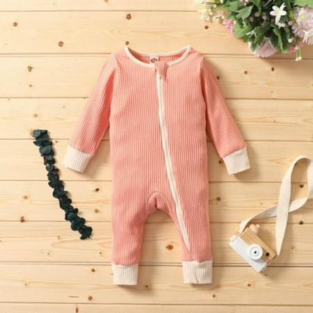 Clearance Sale BayweIl Infant Boys Girls Romper Clothing Spring Autumn Baby Cotton Solid Jumpsuit Toddler Clothing Zipper Closure Jumpsuits
Clearance Sale BayweIl Infant Boys Girls Romper Clothing Spring Autumn Baby Cotton Solid Jumpsuit Toddler Clothing Zipper Closure Jumpsuits
