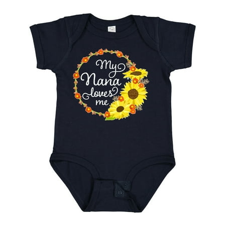 Inktastic My Nana Loves Me with Sunflower Wreath Gift Baby Boy or Baby Girl Bodysuit
Inktastic My Nana Loves Me with Sunflower Wreath Gift Baby Boy or Baby Girl Bodysuit