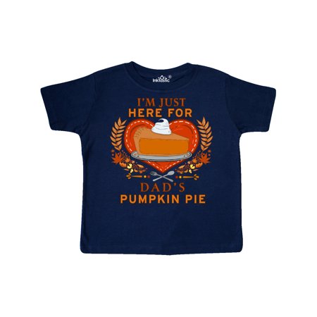 Inktastic I m Just Here for Dad s Pumpkin Pie with Hearts and Leaves Gift Toddler Boy or Toddler Girl T-Shirt
Inktastic I m Just Here for Dad s Pumpkin Pie with Hearts and Leaves Gift Toddler Boy or Toddler Girl T-Shirt