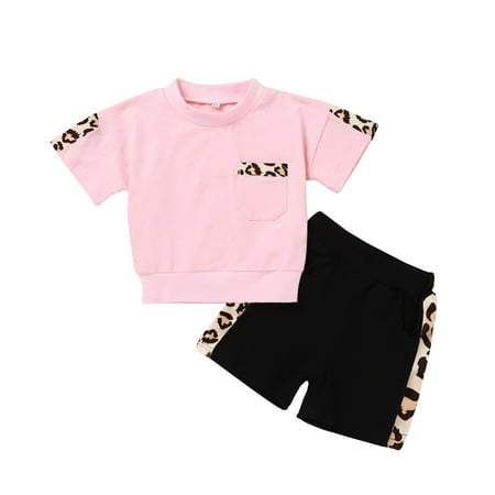 QWERTYU Newborn Infant Toddler Baby Kids Children Child Girl Boy Summer Outfit Short Sleeve Clothing Set Tops and Shorts Set Pink
QWERTYU Newborn Infant Toddler Baby Kids Children Child Girl Boy Summer Outfit Short Sleeve Clothing Set Tops and Shorts Set Pink