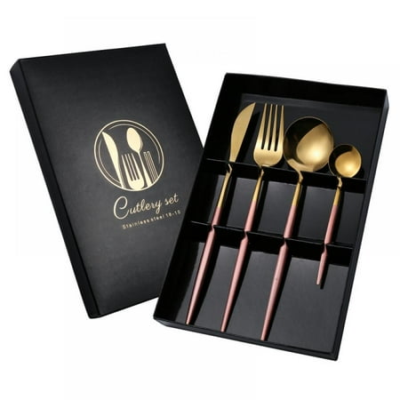 Portuguese Tableware Stainless Steel Dinner Knife Fork Spoon Tea Spoon Western Flatware Set Western Food Tableware Set Gift Gift Gift Main Four Color Box
Portuguese Tableware Stainless Steel Dinner Knife Fork Spoon Tea Spoon Western Flatware Set Western Food Tableware Set Gift Gift Gift Main Four Color Box