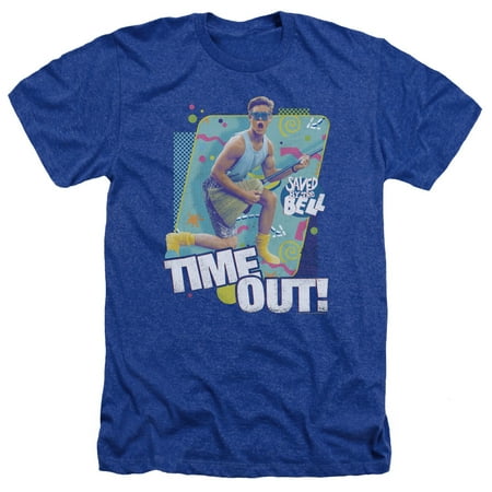 Saved By The Bell - Time Out - Heather Short Sleeve Shirt - Small