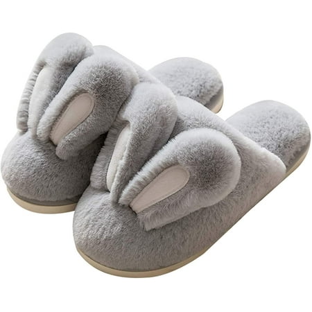 CoCopeanut Women Slippers Cute Rabbit Ears Plush House Slippers for Women Non-Slip Fluffy Slippers Indoor Warm Plush Animal Slippers
CoCopeanut Women Slippers Cute Rabbit Ears Plush House Slippers for Women Non-Slip Fluffy Slippers Indoor Warm Plush Animal Slippers