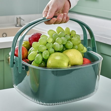 Meitianfacai Fruit Strainer Double Layer Drainage Basket Expandable Portable Vegetable Fruit Drainage Basket Storage Box Vegetable Organiser
Meitianfacai Fruit Strainer Double Layer Drainage Basket Expandable Portable Vegetable Fruit Drainage Basket Storage Box Vegetable Organiser