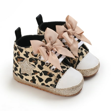 Girls Leopard Print Star Bow Design Canvas Shoes Soft-soled Anti-slip Crib Shoes First Walker Shoes
Girls Leopard Print Star Bow Design Canvas Shoes Soft-soled Anti-slip Crib Shoes First Walker Shoes