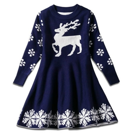 DNDKILG Baby Toddler Girl Long Sleeve Dresses Christmas Sundress Spring Dress Blue 2Y-6Y 140
DNDKILG Baby Toddler Girl Long Sleeve Dresses Christmas Sundress Spring Dress Blue 2Y-6Y 140