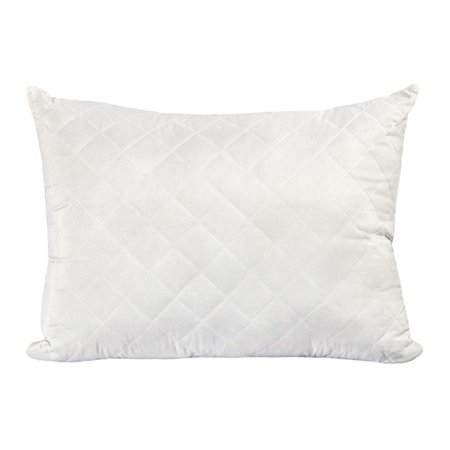Cozy Home Medium Comfort Microfiber Quilted Luxury Density Pillow-White-King