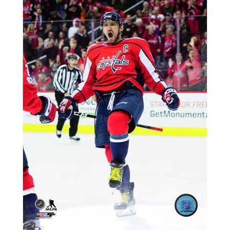 Alex Ovechkin 2017-18 Action Photo Print