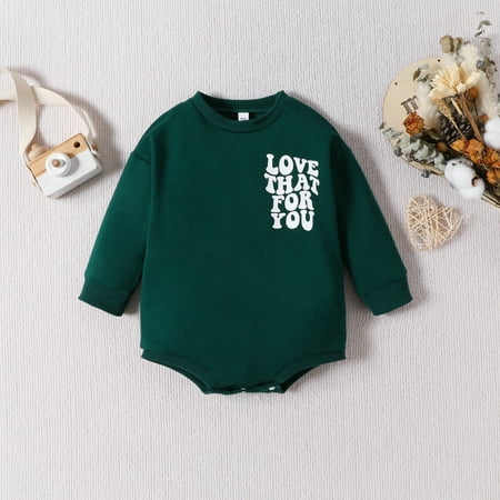 Baby Boys Bodysuits Long Sleeves Letters Printed Pullover Jumpsuit Sweatshirt Bodysuits Romper
Baby Boys Bodysuits Long Sleeves Letters Printed Pullover Jumpsuit Sweatshirt Bodysuits Romper