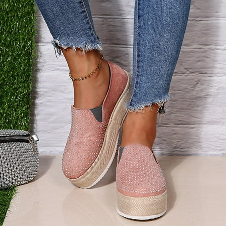 Cathalem Casual Shoes for Women for Work Round Breathable Single Shoes Toe Slip-On Casual Women s Air 1 Shadow Casual Shoes Pink 9.5
Cathalem Casual Shoes for Women for Work Round Breathable Single Shoes Toe Slip-On Casual Women s Air 1 Shadow Casual Shoes Pink 9.5