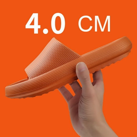 Mens Slippers Super Soft Home Slippers Non Slip Thick Soled Outdoor Bathing Couples Slippers Mens Shoes Pvc Orange 40
Mens Slippers Super Soft Home Slippers Non Slip Thick Soled Outdoor Bathing Couples Slippers Mens Shoes Pvc Orange 40