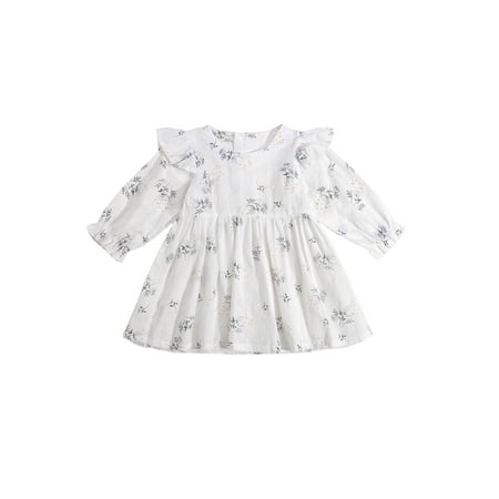 Bagilaanoe Toddler Baby Girl Casual Dress Floral Print Long Sleeve A-line Dresses 12M 18M 24M 3T 4T 5T Kids Swing Sundress
Bagilaanoe Toddler Baby Girl Casual Dress Floral Print Long Sleeve A-line Dresses 12M 18M 24M 3T 4T 5T Kids Swing Sundress