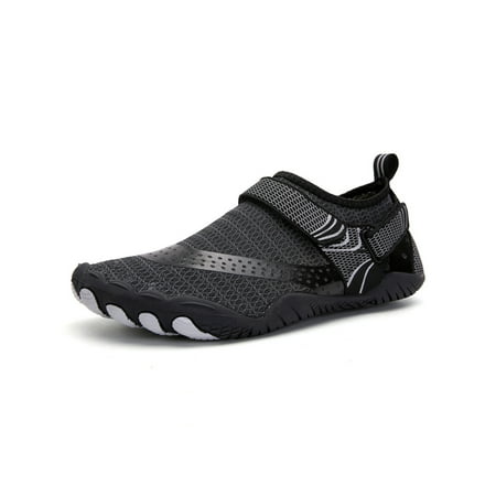 SIMANLAN Womens Mens Water Shoes Barefoot Aqua Socks Quick Dry Beach Shoe Summer Lightweight Flats Yoga Slip On Black Style D 8
SIMANLAN Womens Mens Water Shoes Barefoot Aqua Socks Quick Dry Beach Shoe Summer Lightweight Flats Yoga Slip On Black Style D 8