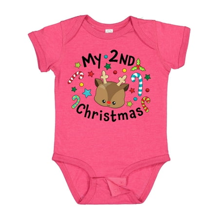Inktastic My 2nd Christmas Cute Reindeer with Candy Canes Gift Baby Boy or Baby Girl Bodysuit
Inktastic My 2nd Christmas Cute Reindeer with Candy Canes Gift Baby Boy or Baby Girl Bodysuit