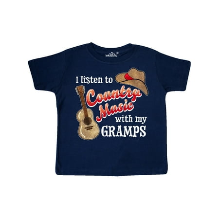 Inktastic I Listen to Country Music with my Gramps Guitar and Hat Gift Toddler Boy or Toddler Girl T-Shirt
Inktastic I Listen to Country Music with my Gramps Guitar and Hat Gift Toddler Boy or Toddler Girl T-Shirt
