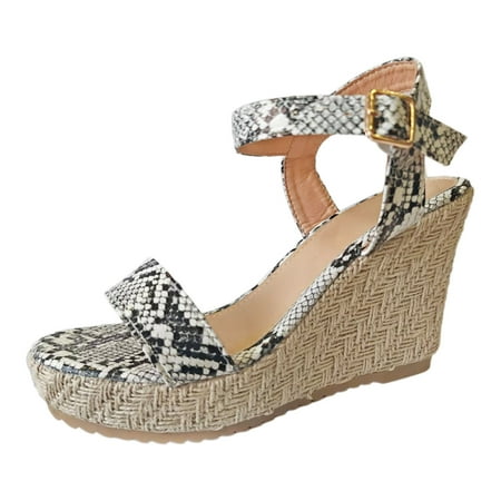 ZAROYEAX Ladies Simple Slope Heel One Buckle Strap Fish Mouth Straw Bottom Leather High Heel Large Size Slope Sandals
ZAROYEAX Ladies Simple Slope Heel One Buckle Strap Fish Mouth Straw Bottom Leather High Heel Large Size Slope Sandals