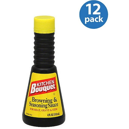 Kitchen Bouquet Browning & Seasoning Cooking Sauce, 4 fl oz, (Pack of 12)