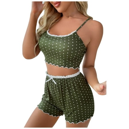 HTNBO Women Lingerie Sexy Sets Sexy Babydoll Underwear Sleepwear Polka Dot Print Green L
HTNBO Women Lingerie Sexy Sets Sexy Babydoll Underwear Sleepwear Polka Dot Print Green L