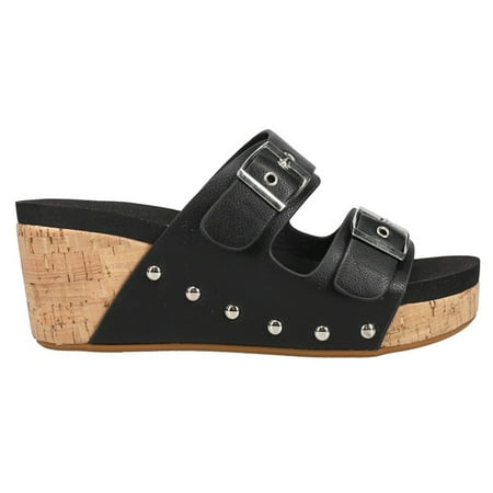Corkys Womens Twinkie Buckle Strap Sandals Casual
