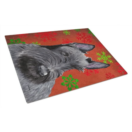 Carolines Treasures SC9426LCB Scottish Terrier Red and Green Snowflakes Holiday Christmas Glass Cutting Board Large 12H
Carolines Treasures SC9426LCB Scottish Terrier Red and Green Snowflakes Holiday Christmas Glass Cutting Board Large 12H