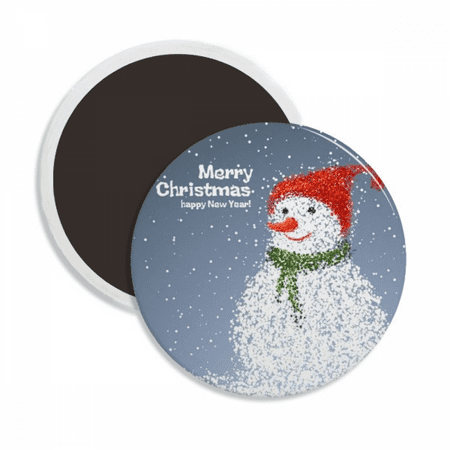 Merry mas Snowman Festival Round Ceracs Fridge Magnet Keepsake Decoration
Merry mas Snowman Festival Round Ceracs Fridge Magnet Keepsake Decoration