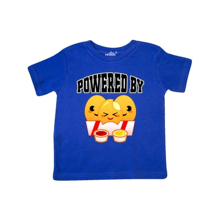 Inktastic Powered by Chicken Nuggets Gift Toddler Boy or Toddler Girl T-Shirt