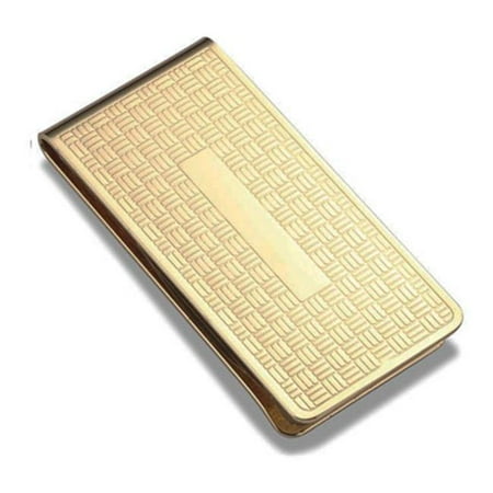 Aeropen International MC-256G Gold Gift Plated Metal Money Clip