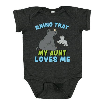 Inktastic Rhino That My Aunt Loves Me with Cute Rhinos Gift Baby Boy or Baby Girl Bodysuit
Inktastic Rhino That My Aunt Loves Me with Cute Rhinos Gift Baby Boy or Baby Girl Bodysuit