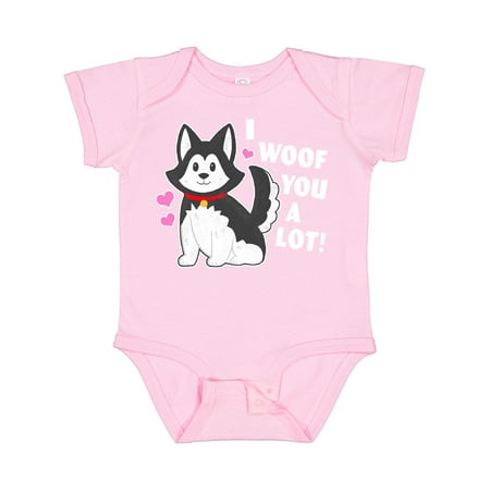 Inktastic I woof you a lot with Husky Dog Illustration Boys or Girls Baby Bodysuit
Inktastic I woof you a lot with Husky Dog Illustration Boys or Girls Baby Bodysuit