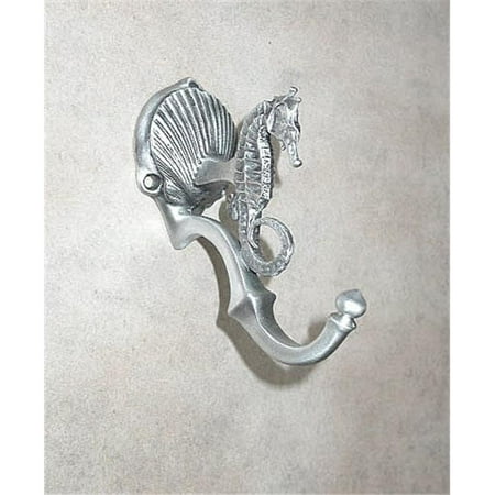 DArtefax DHTH1-BRS Sea Horse Hook- Antique Brass