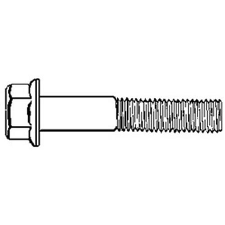 5/8 -18 X 2-1/2 SAE Hex Flange Bolt Grade 8