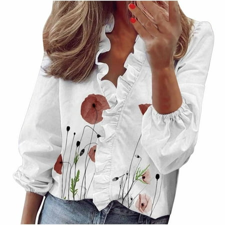 Orange Crop Top womens fashion floral print v neck spring boho Cute Long Sleeve Tops For Women Women S Gauze Tops
Orange Crop Top womens fashion floral print v neck spring boho Cute Long Sleeve Tops For Women Women S Gauze Tops