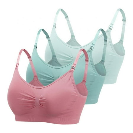 Nursing Bra Wireless Deep V Neck Maternity Nursing Bra Bralette Sleeping Breastfeeding with Extra Extenders(3-Packs)
Nursing Bra Wireless Deep V Neck Maternity Nursing Bra Bralette Sleeping Breastfeeding with Extra Extenders(3-Packs)