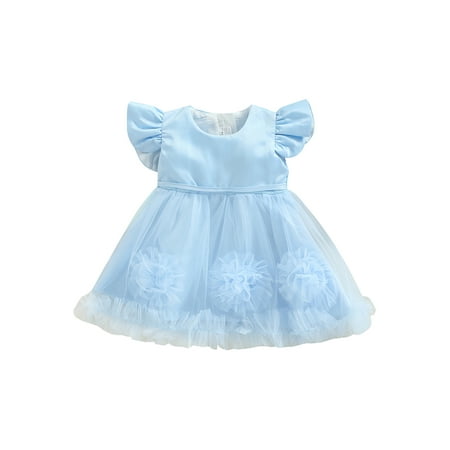 Bagilaanoe Toddler Baby Girl Princess Dress 0-5 Years Flower Girl Dress Fly Sleeve 3D Flower Mesh Yarn A-line Party Wedding Dress
Bagilaanoe Toddler Baby Girl Princess Dress 0-5 Years Flower Girl Dress Fly Sleeve 3D Flower Mesh Yarn A-line Party Wedding Dress