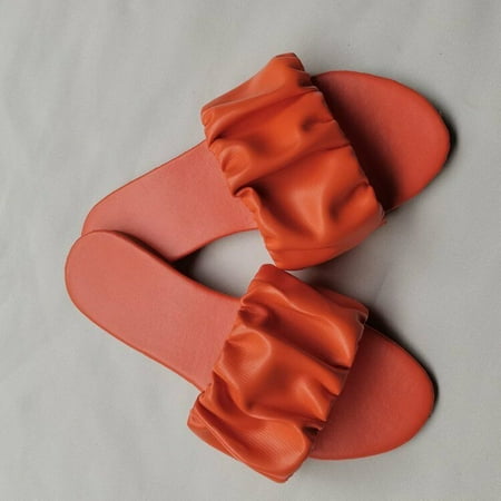 Women s Slip-On Open Toe Single Flat Slipper Slide Sandal Plus Size Shoes Lady
Women s Slip-On Open Toe Single Flat Slipper Slide Sandal Plus Size Shoes Lady