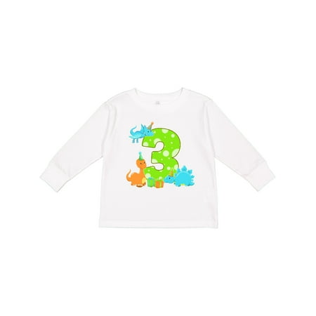 Inktastic Dinosaur Party-Third Birthday Gift Toddler Boy or Toddler Girl Long Sleeve T-Shirt
Inktastic Dinosaur Party-Third Birthday Gift Toddler Boy or Toddler Girl Long Sleeve T-Shirt