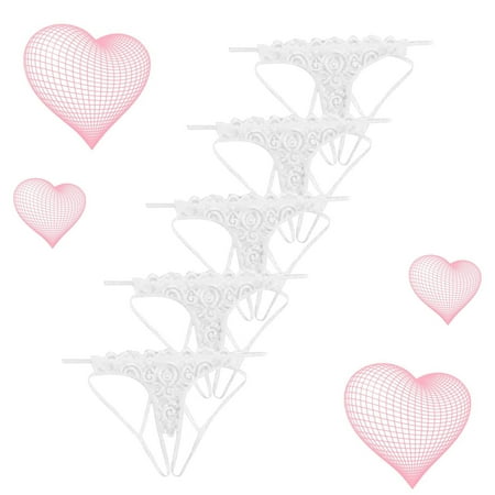 Leesechin Womens Underwear FIve Pairs Of Lace Panties for Ladies XL Deals of Today