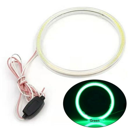 Green Cob Smd Car Led Fog Light Ring Drl Headlight Lamp Decoration