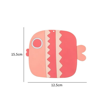 Hhdxre Cartoon Table Mat with Hanging Hole Anti-Slip Soft Glue Coaster Heat-Resistant Fish Shaped Table Placemat for Kitchen(Pink M)
Hhdxre Cartoon Table Mat with Hanging Hole Anti-Slip Soft Glue Coaster Heat-Resistant Fish Shaped Table Placemat for Kitchen(Pink M)