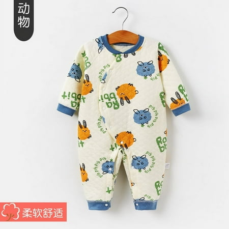 QWZNDZGR Warm Baby Winter One-Piece Clothes Clip Cotton Newborn Baby Clothes Thin Cotton Bottom Underwear Foreign Style Slant Front New Year Clothes
QWZNDZGR Warm Baby Winter One-Piece Clothes Clip Cotton Newborn Baby Clothes Thin Cotton Bottom Underwear Foreign Style Slant Front New Year Clothes