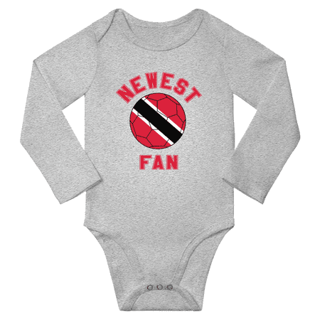 Newest Trinidad Soccer Football Fan Baby Long Sleeve Rompers Bodysuit (Gray 24 Months)
Newest Trinidad Soccer Football Fan Baby Long Sleeve Rompers Bodysuit (Gray 24 Months)
