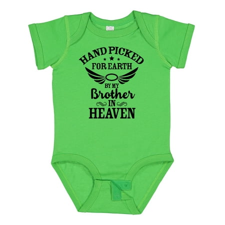 Inktastic Handpicked for Earth by My Brother in Heaven Angel Wings Gift Baby Boy or Baby Girl Bodysuit
Inktastic Handpicked for Earth by My Brother in Heaven Angel Wings Gift Baby Boy or Baby Girl Bodysuit