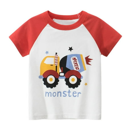 ZHUASHUM Toddler Kids Baby Boys Girls Cars Print Short Sleeve Crewneck T Shirts Tops Tee Clothes For Children
ZHUASHUM Toddler Kids Baby Boys Girls Cars Print Short Sleeve Crewneck T Shirts Tops Tee Clothes For Children