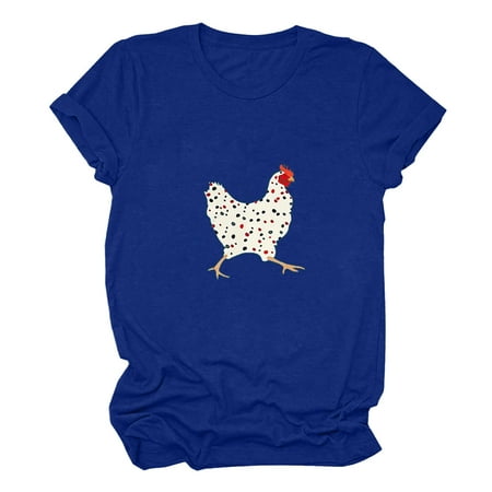 Corset Top Long Sleeve Workout Tops for Women Women s Short Sleeve T-shirt Good Luck Chicken Farmer Funny Letter Print Print Tops Valentines Shirts for Women White Shirts for Women Blue S
Corset Top Long Sleeve Workout Tops for Women Women s Short Sleeve T-shirt Good Luck Chicken Farmer Funny Letter Print Print Tops Valentines Shirts for Women White Shirts for Women Blue S