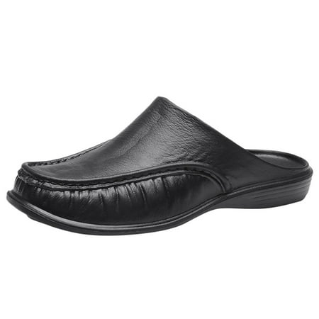 Yoslce Slippers for Men Comfortable Soft-Soled Non-Slip Outdoor and Indoor Dual-Use Slippers Work Shoes for Men Black 40
Yoslce Slippers for Men Comfortable Soft-Soled Non-Slip Outdoor and Indoor Dual-Use Slippers Work Shoes for Men Black 40