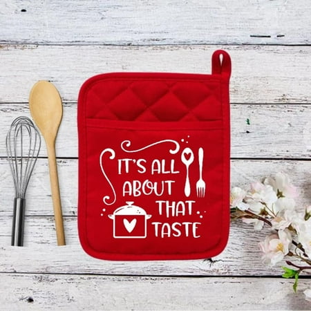 It s All About The Taste - Pot Holder - Oven Mitt - Hot Pad - Polyester & Neoprene - Christmas - Teacher Gift - Mother s Day 002
It s All About The Taste - Pot Holder - Oven Mitt - Hot Pad - Polyester & Neoprene - Christmas - Teacher Gift - Mother s Day 002