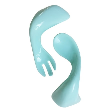 Children Training Helper Plastic Curve Spoon Fork Set Kid Tableware Flatware Kit Home Supplies
Children Training Helper Plastic Curve Spoon Fork Set Kid Tableware Flatware Kit Home Supplies