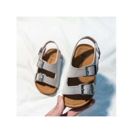 Fangasis Child Flats Magic Tape Summer Sandal Open Toe Sandals Girls Casual Shoe Beachside Breathable Beach Walking Light Gray 8C
Fangasis Child Flats Magic Tape Summer Sandal Open Toe Sandals Girls Casual Shoe Beachside Breathable Beach Walking Light Gray 8C