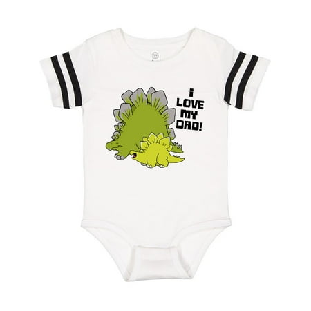 Inktastic I Love my Dad with Baby and Daddy Stegosauruses Gift Baby Boy or Baby Girl Bodysuit
Inktastic I Love my Dad with Baby and Daddy Stegosauruses Gift Baby Boy or Baby Girl Bodysuit