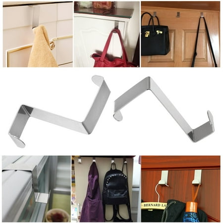 No Sticker Hooks Storage Bag Furniture-friendly Z Shaped Door Stainless Steel up
No Sticker Hooks Storage Bag Furniture-friendly Z Shaped Door Stainless Steel up